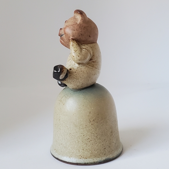 Stoneware Piggy Bell Vintage made in Japan Pig Collectible - Picture 5 of 10